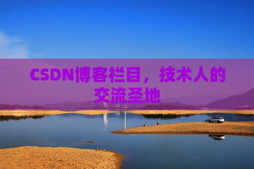CSDN博客栏目,技术人的交流圣地